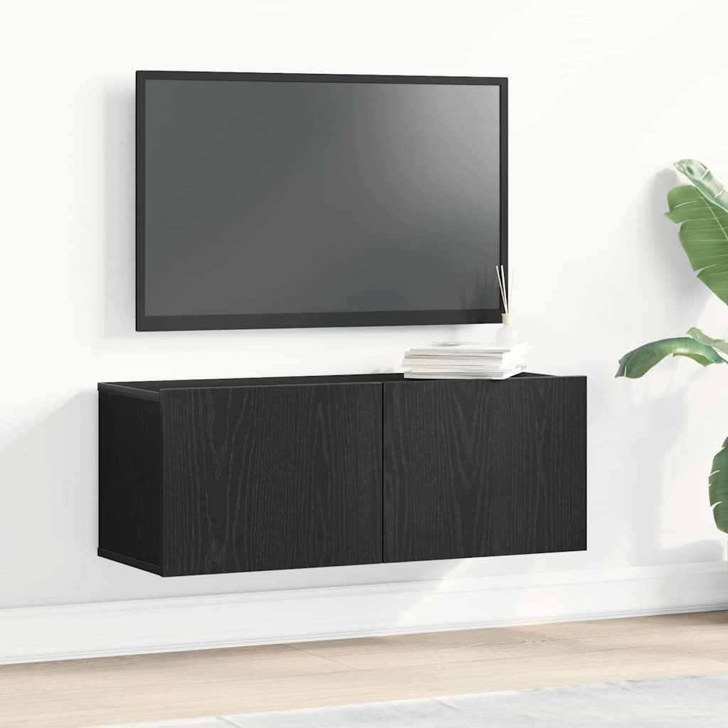 vidaXL Tv-meubels 2 st 80x30x30 cm bewerkt hout wit