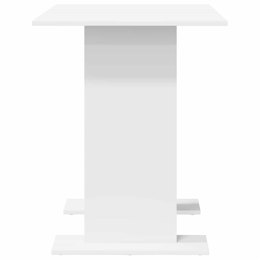 vidaXL Dining Table 110x60x75 cm Engineered Wood White