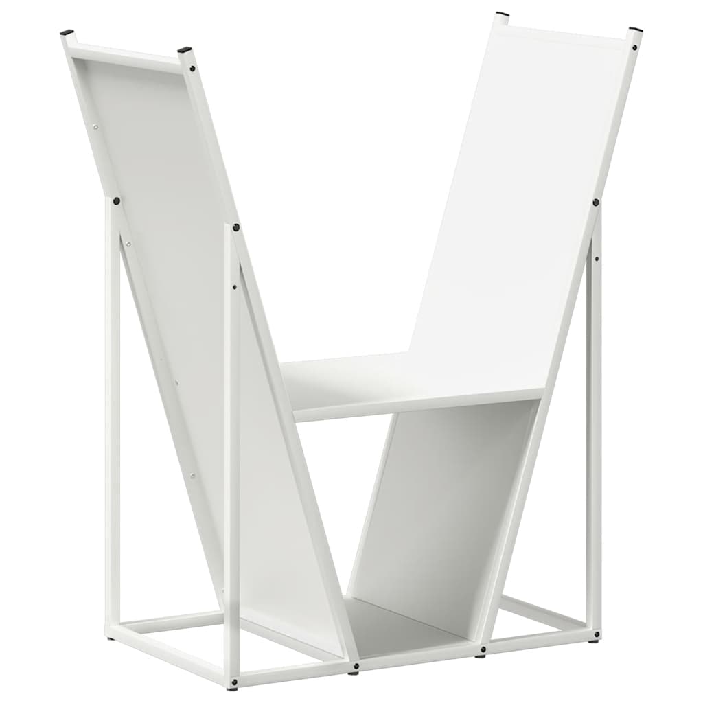 vidaXL Brandhoutrek 69,5x35x81 cm koudgewalst staal zwart