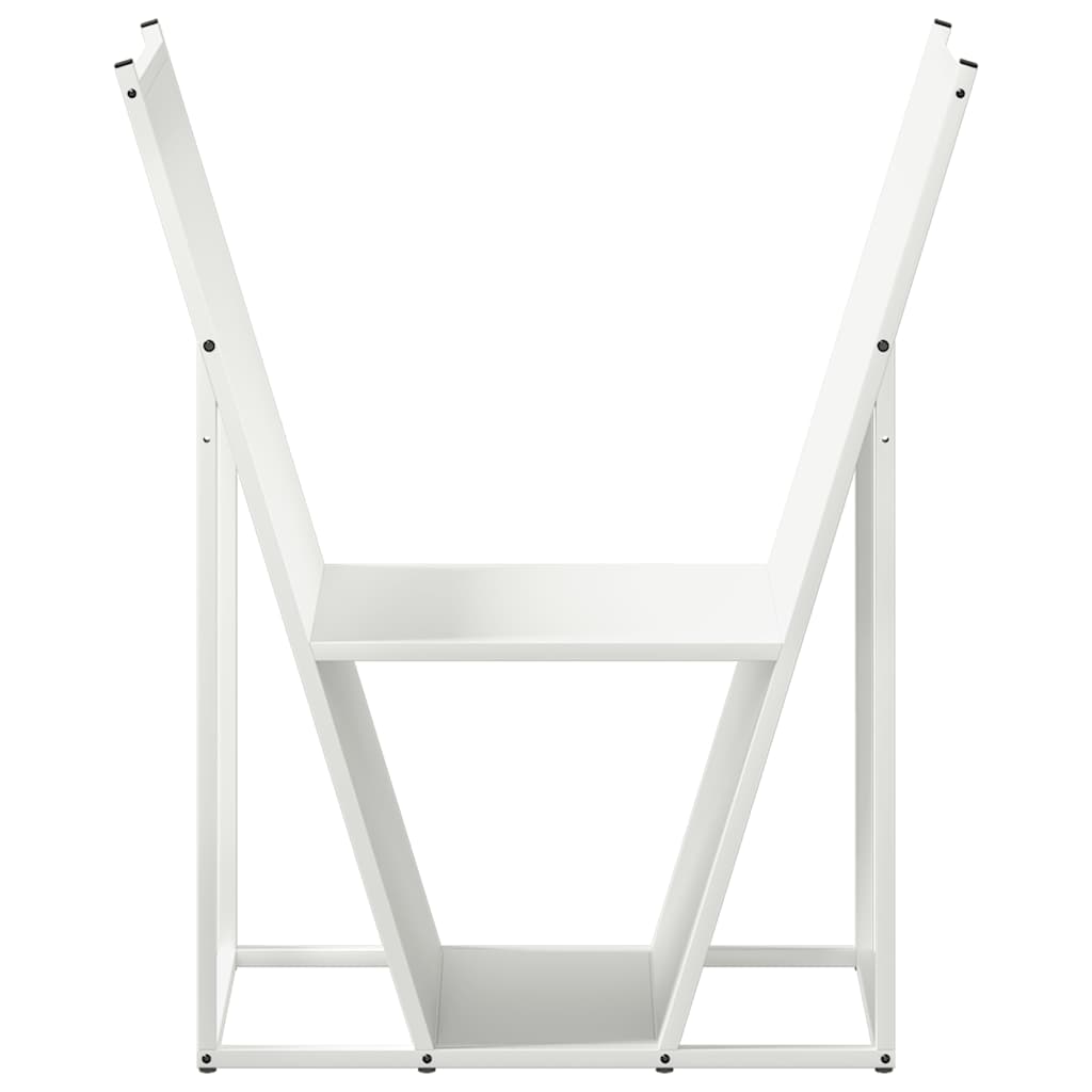 vidaXL Brandhoutrek 69,5x35x81 cm koudgewalst staal zwart