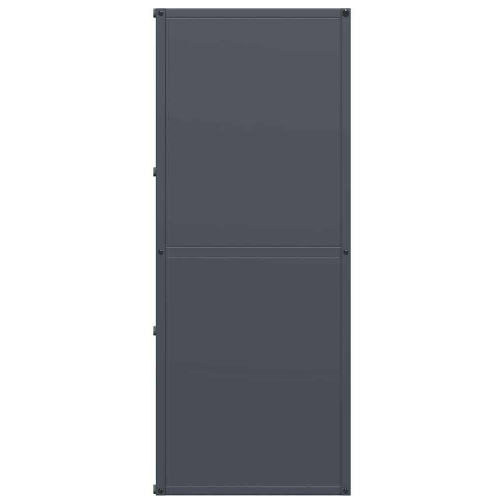 vidaXL Firewood Rack 40x30x75 cm Cold-Rolled Steel Black