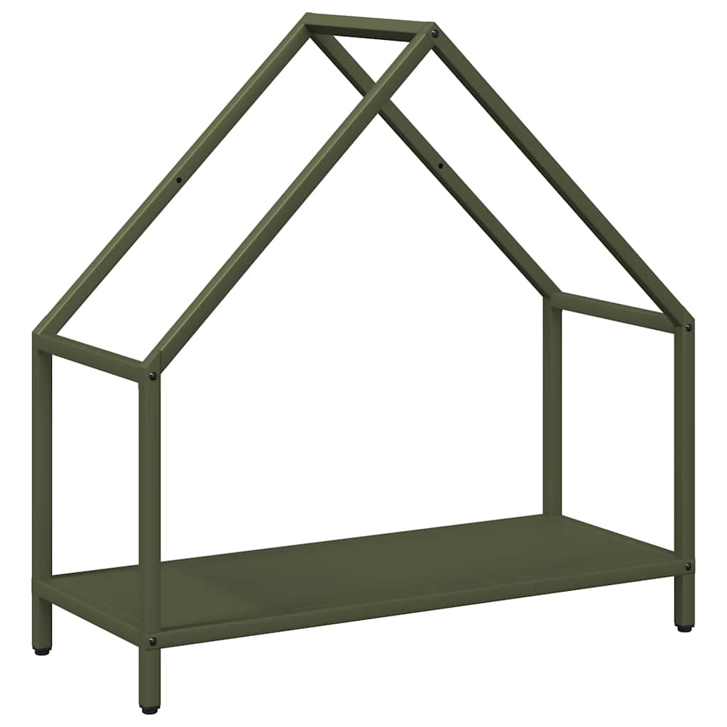 vidaXL Brandhoutrek 40x25x60 cm koudgewalst staal zwart