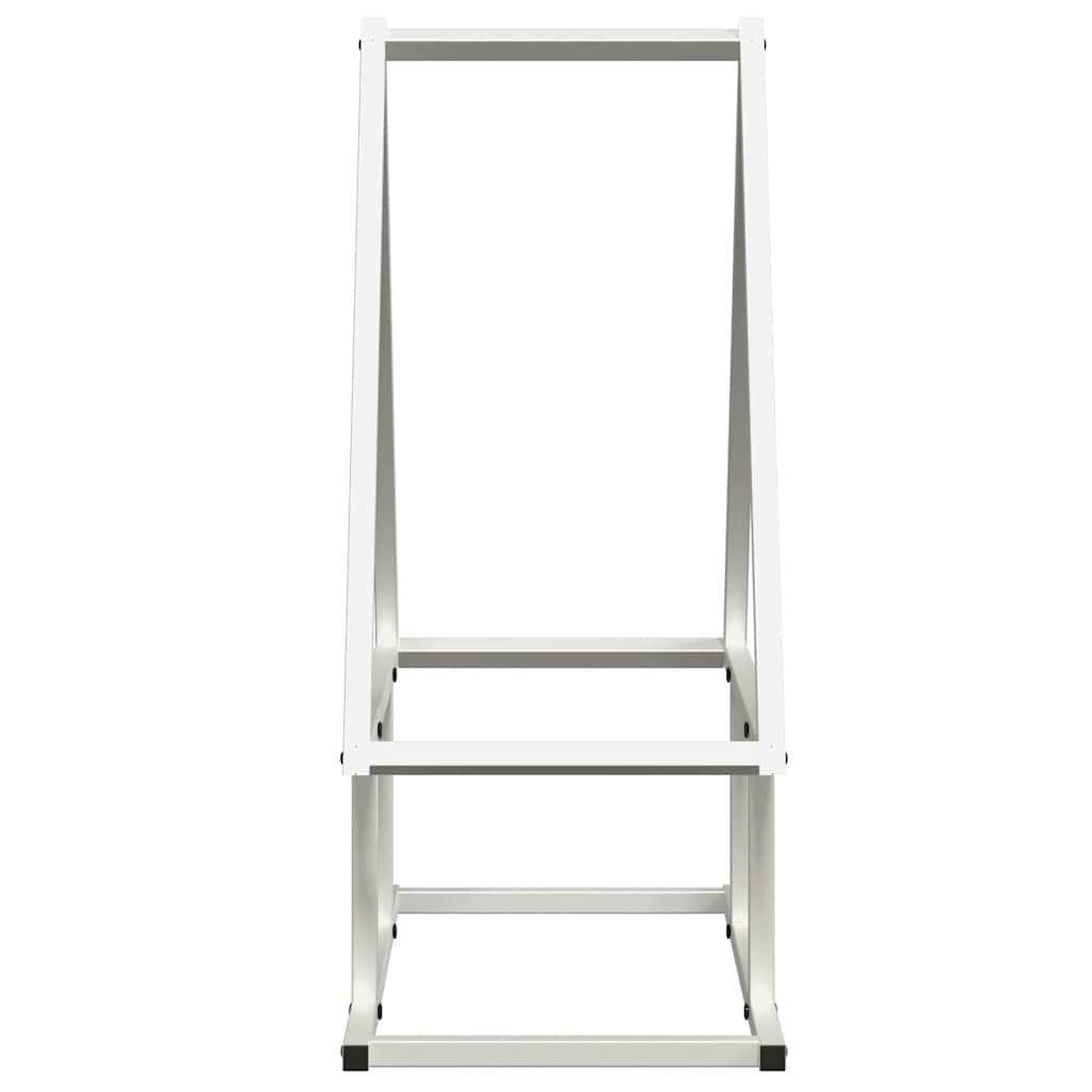 vidaXL Brandhoutrek 50x25x60 cm koudgewalst staal zwart