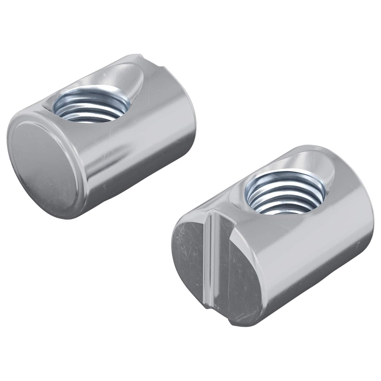 vidaXL Tonmoer 2 pcs Zilver M6 x 13 mm IJzer