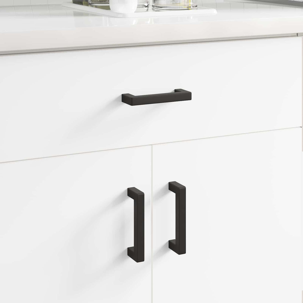 vidaXL Meubel Handvat 530 pcs Zwart 105 x 12 x 36 mm IJzer