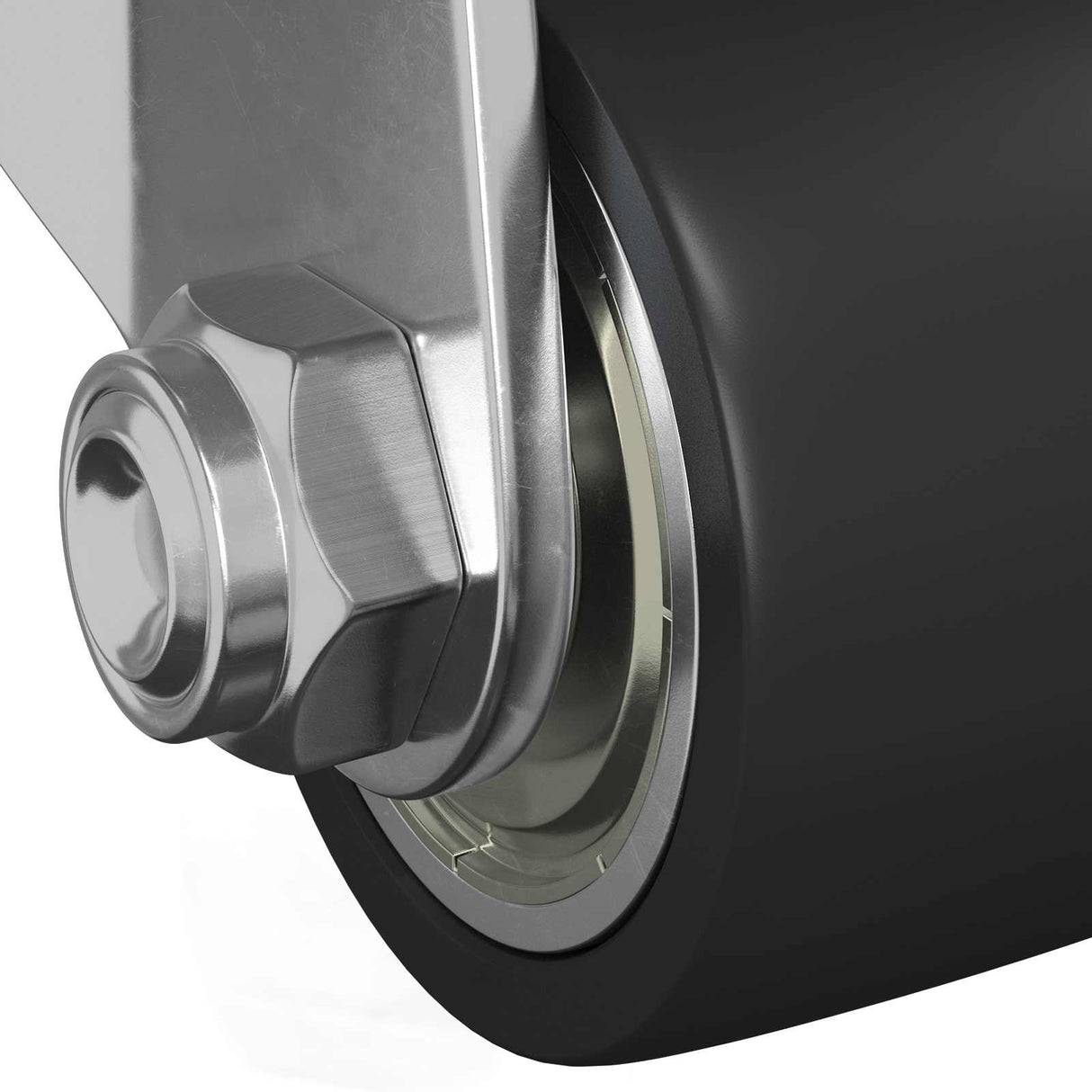 vidaXL Caster 2 pcs Zilver 44,1 x 44,1 x 1,95 mm Nylon