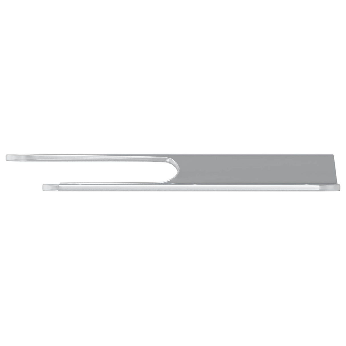 vidaXL Flush Mount Beugel 2 pcs Zilver 75 x 66 x 1,4 mm Staal