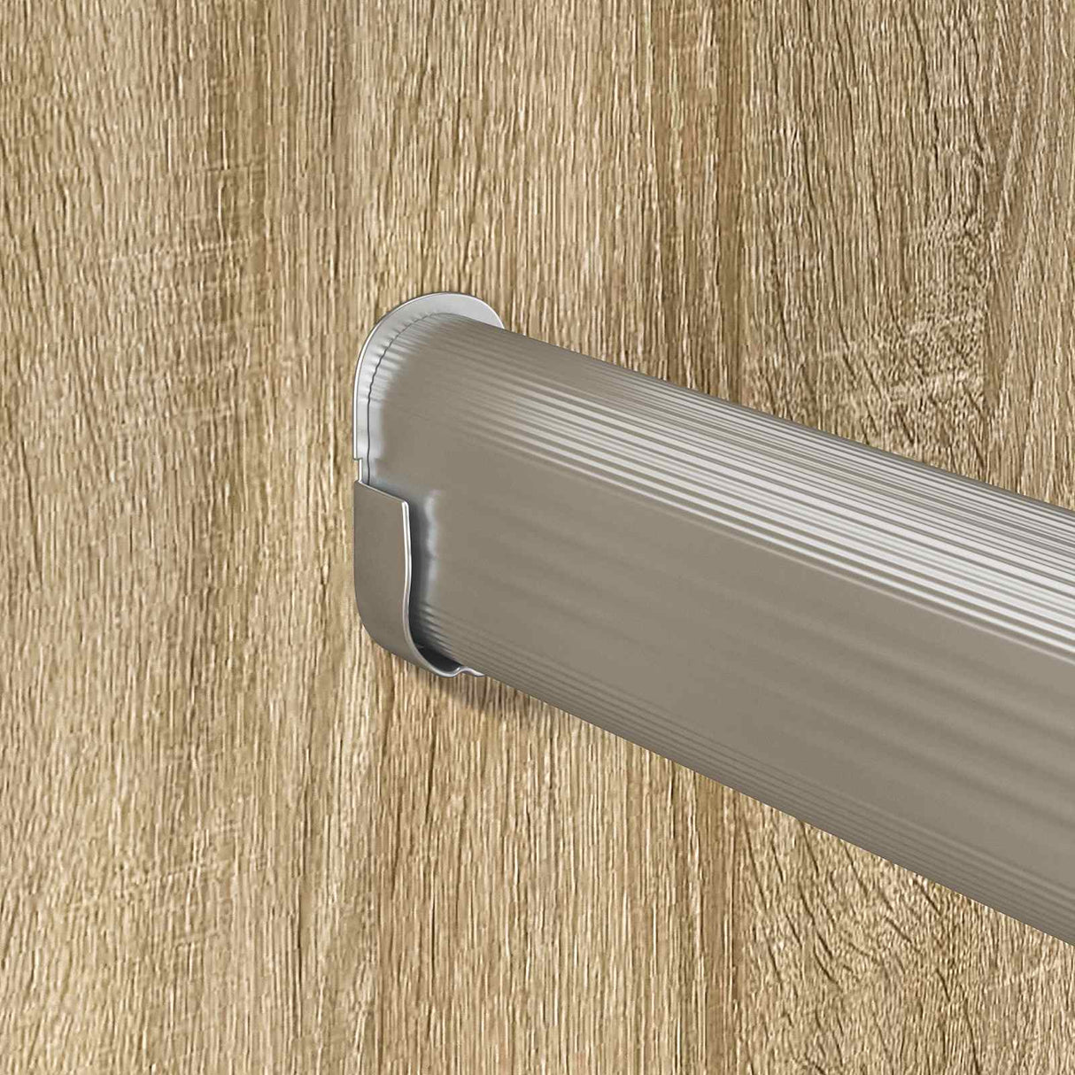 vidaXL Kaststang 2 pcs Zilver 264 x 15 x 29 mm Aluminiumlegering