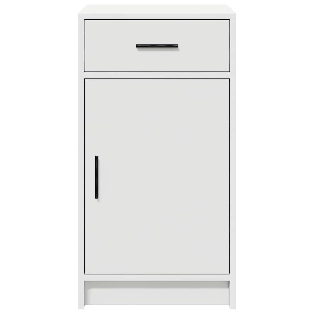 vidaXL Dressoir met lade Wit 40 x 40,5 x 75 cm Bewerkt hout