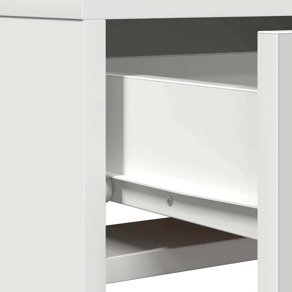 vidaXL Kaptafel met spiegellichten Wit 50 x 41 x 140 cm Bewerkt hout
