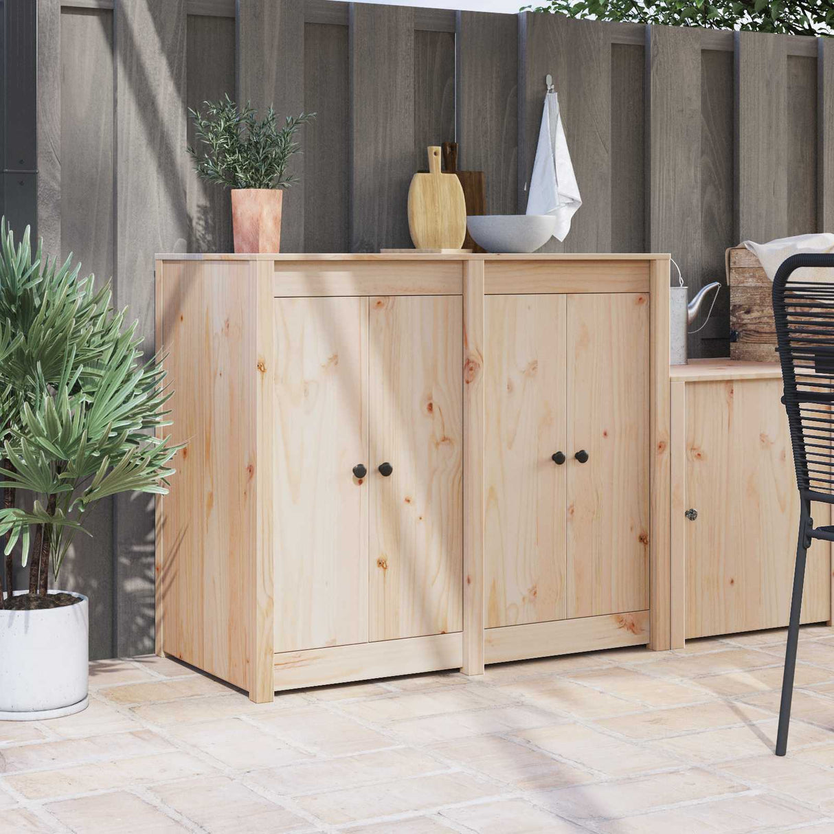 vidaXL Kitchen door Brown Oak 50 x 9 x 82 cm Solid pinewood