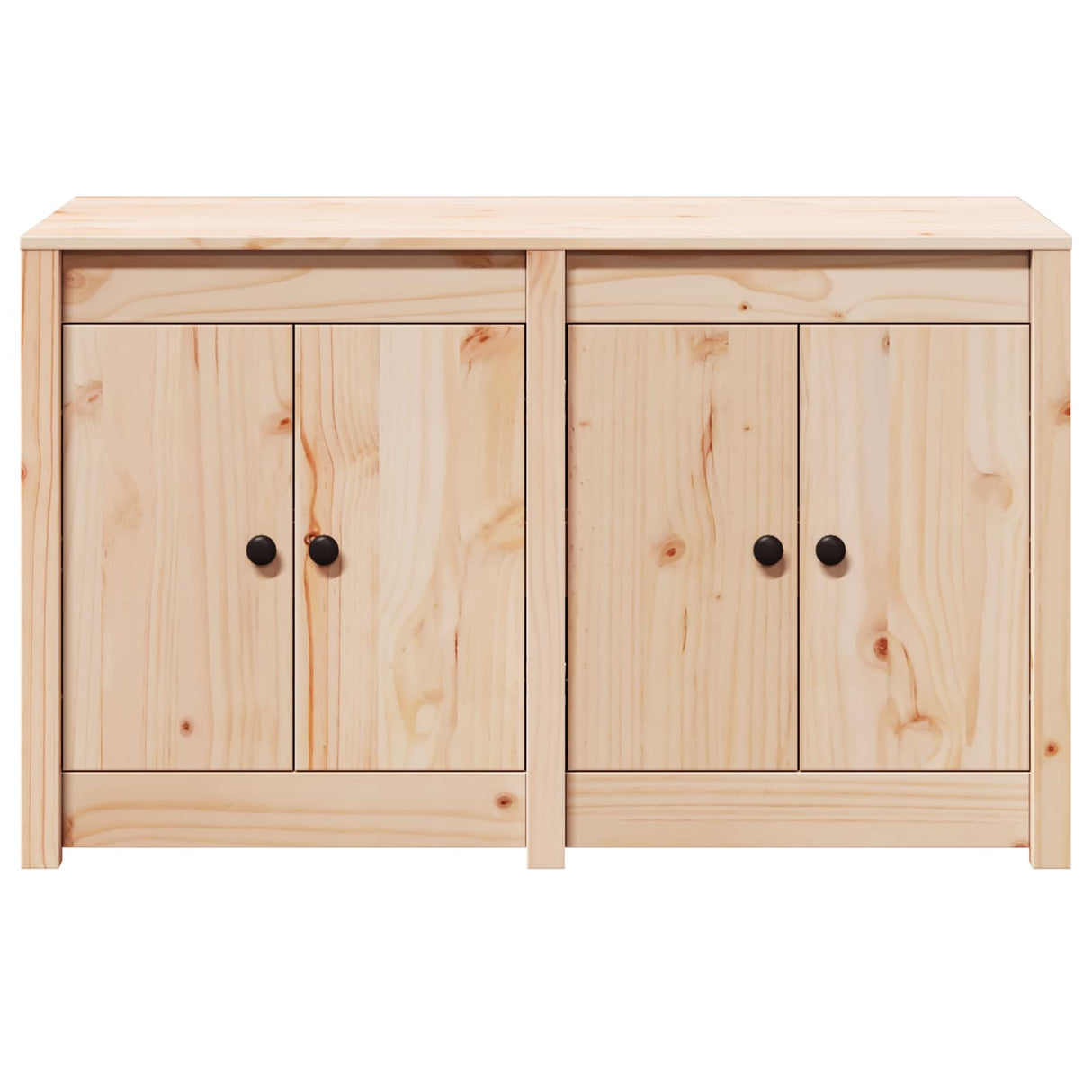 vidaXL Keuken Kast Bruin Eiken 106 x 55 x 64 cm Massief grenenhout
