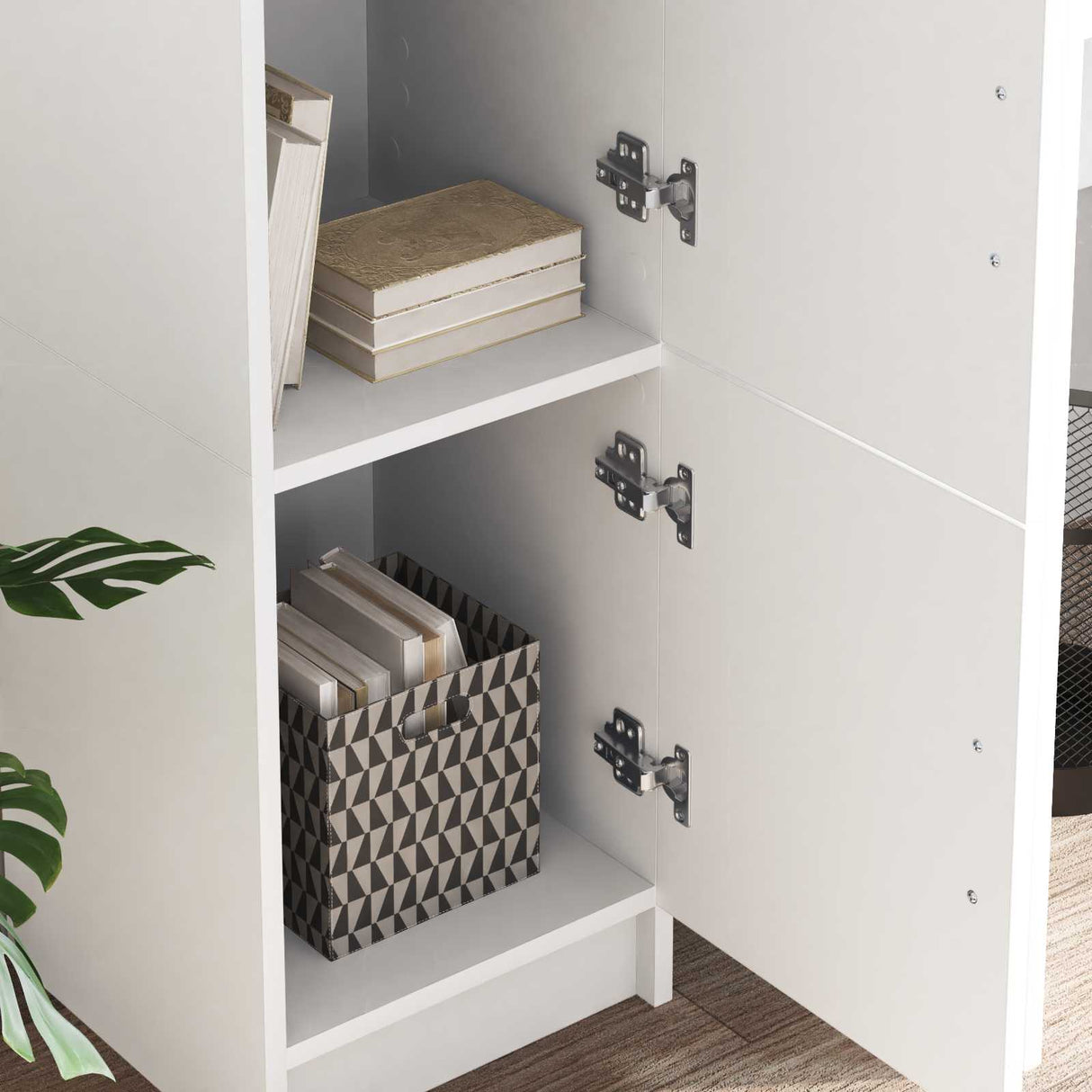 vidaXL Highboard Wit 31.5 x 32 x 122.5 cm