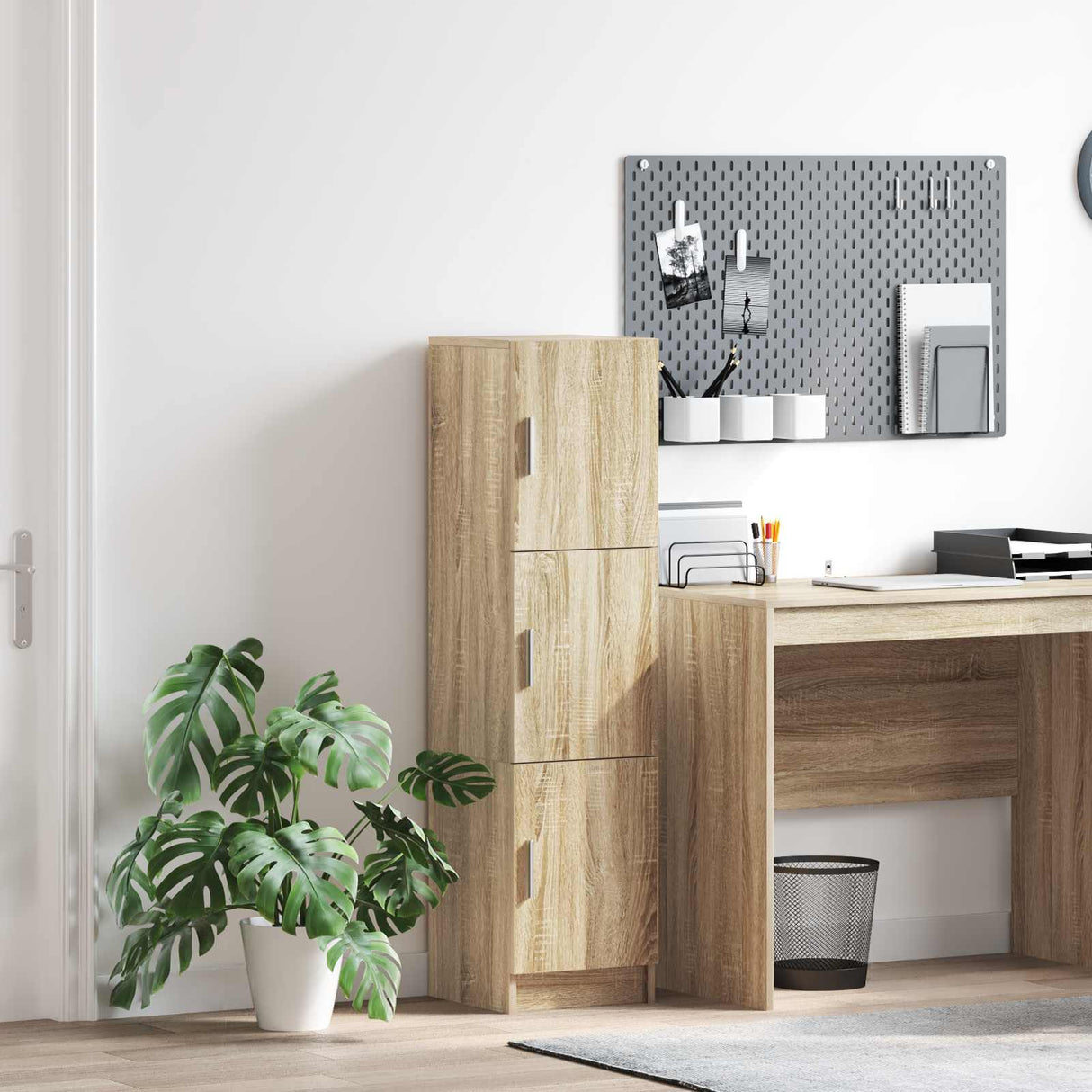 vidaXL Highboard Wit 31.5 x 32 x 122.5 cm