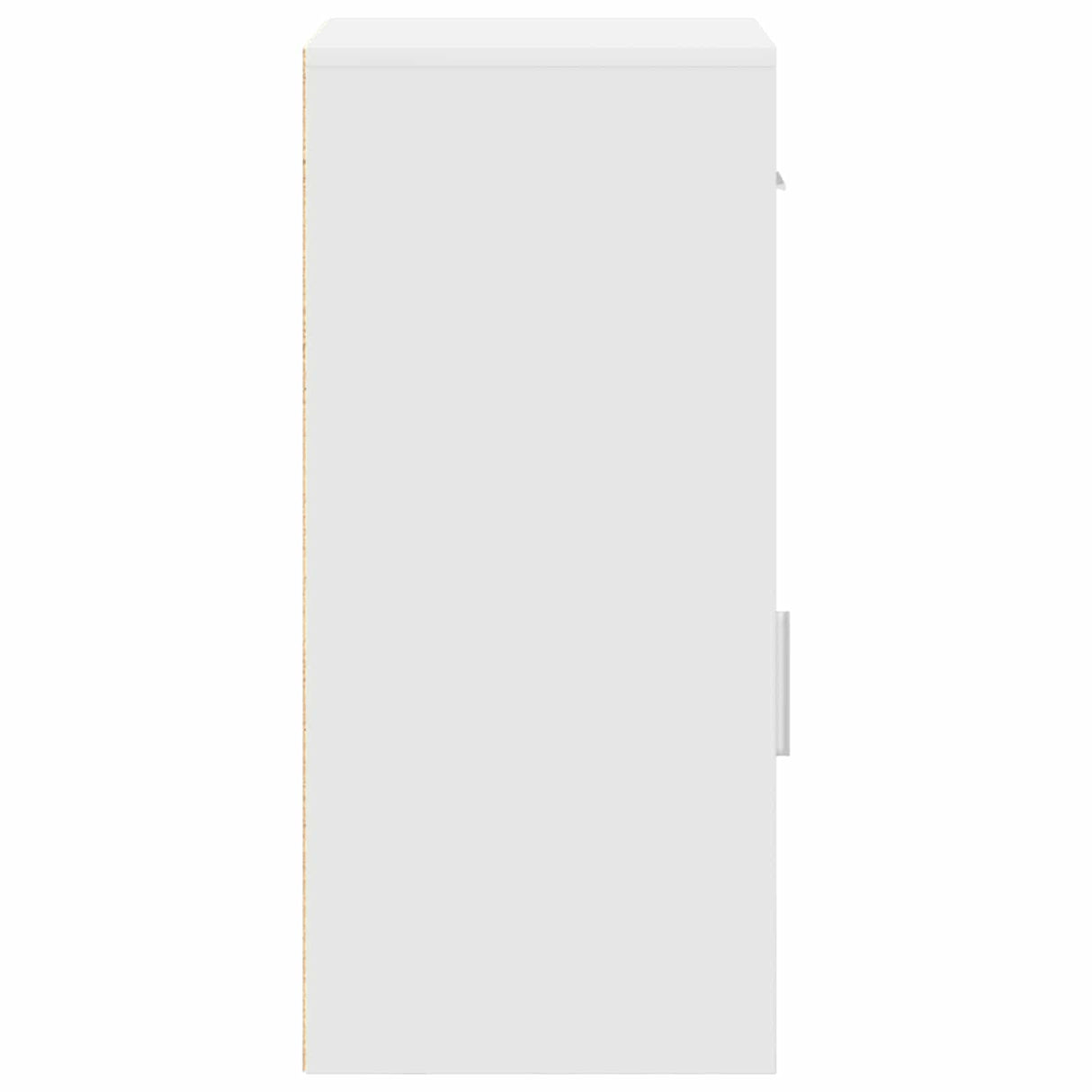 vidaXL Dressoir met lade Wit 38 x 34 x 75 cm