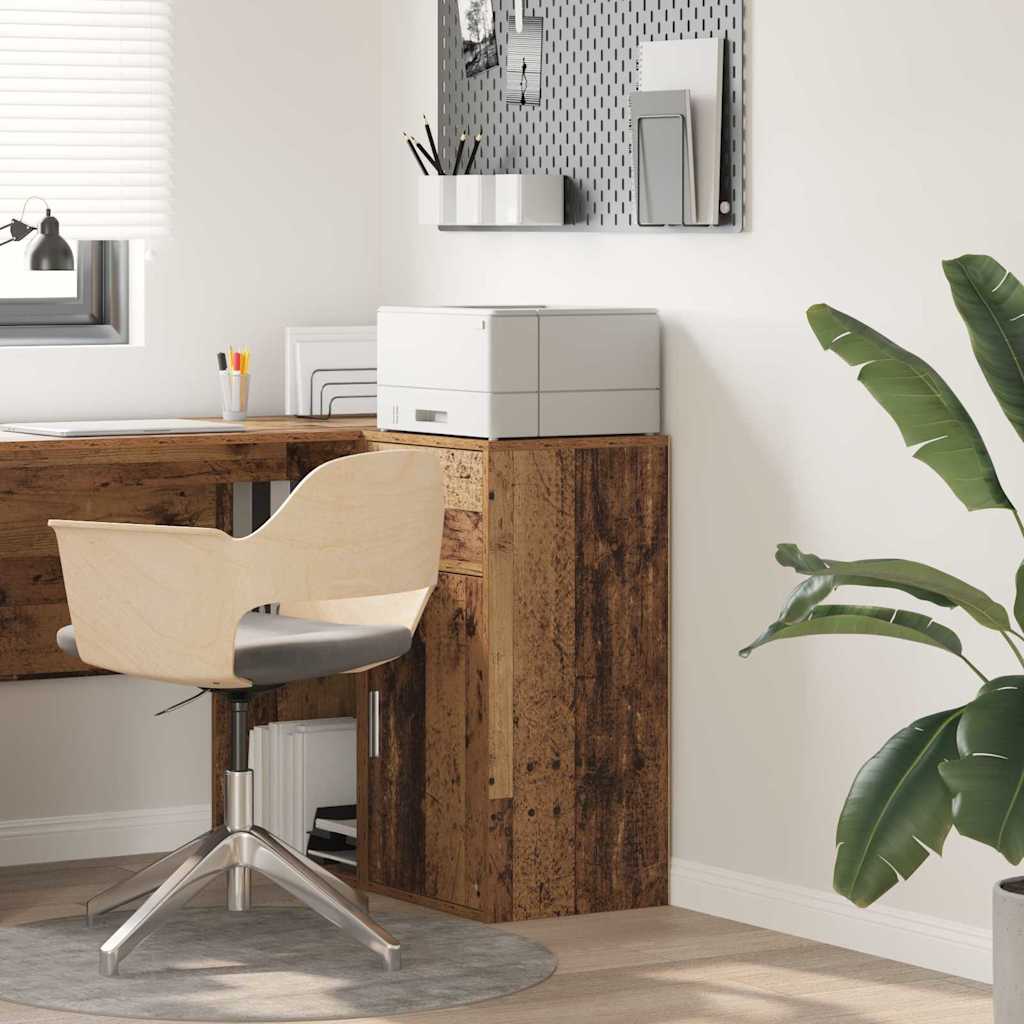 vidaXL Dressoir met lade Wit 38 x 34 x 75 cm