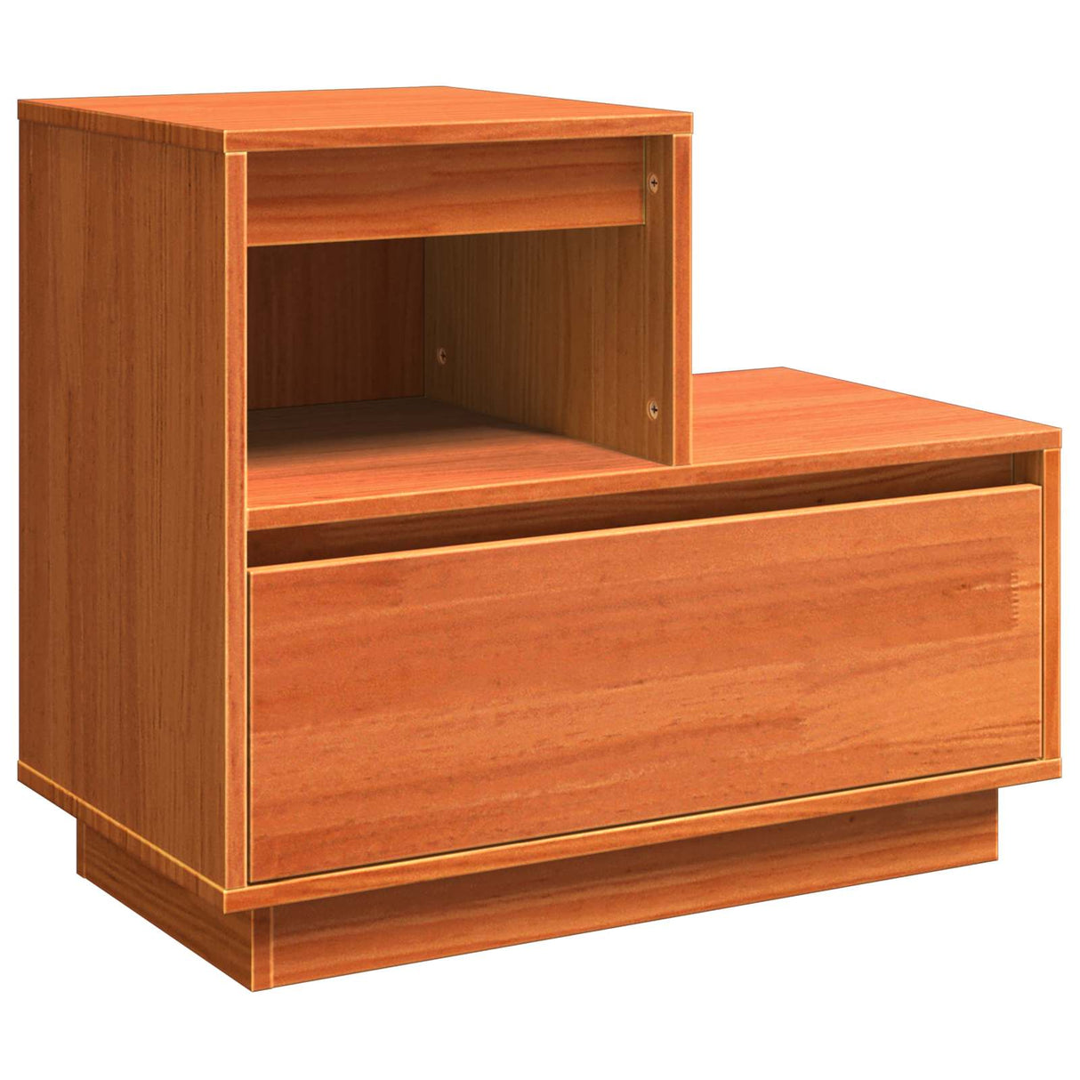 vidaXL Nachtkastje 60x34x51 cm massief grenenhout