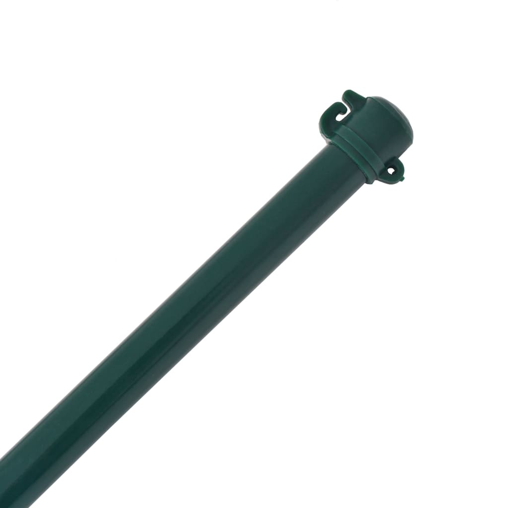 vidaXL Tuinpalen 1 m metaal groen 10 st