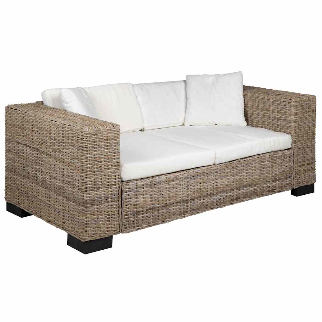 vidaXL 2-Seater Sofa Set Rattan 7-Piece