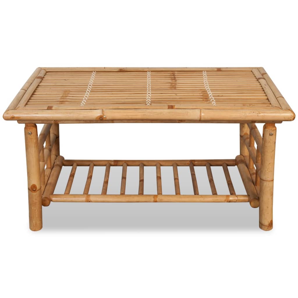 vidaXL Coffee table bamboo 90x50x45 cm