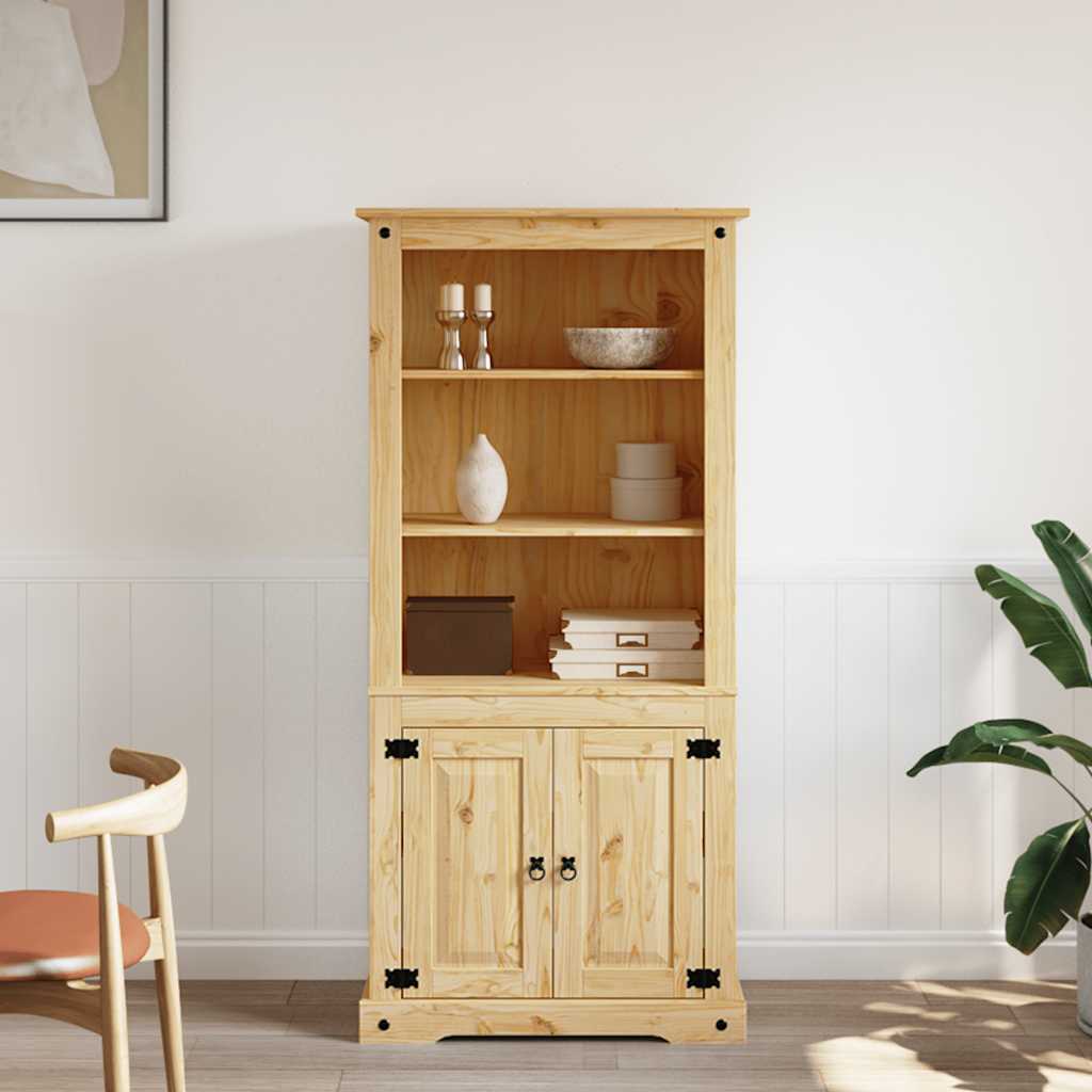 vidaXL Wandkast Mexicaans grenenhout Corona-stijl 80x40x170 cm