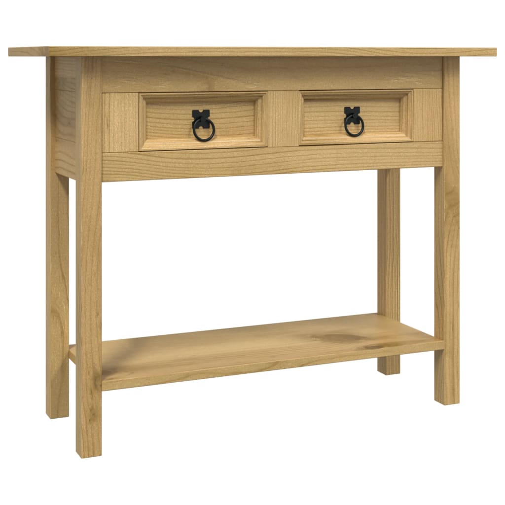 vidaXL Console Table Mexican Pine Wood Corona Style 93x34.5x73 cm