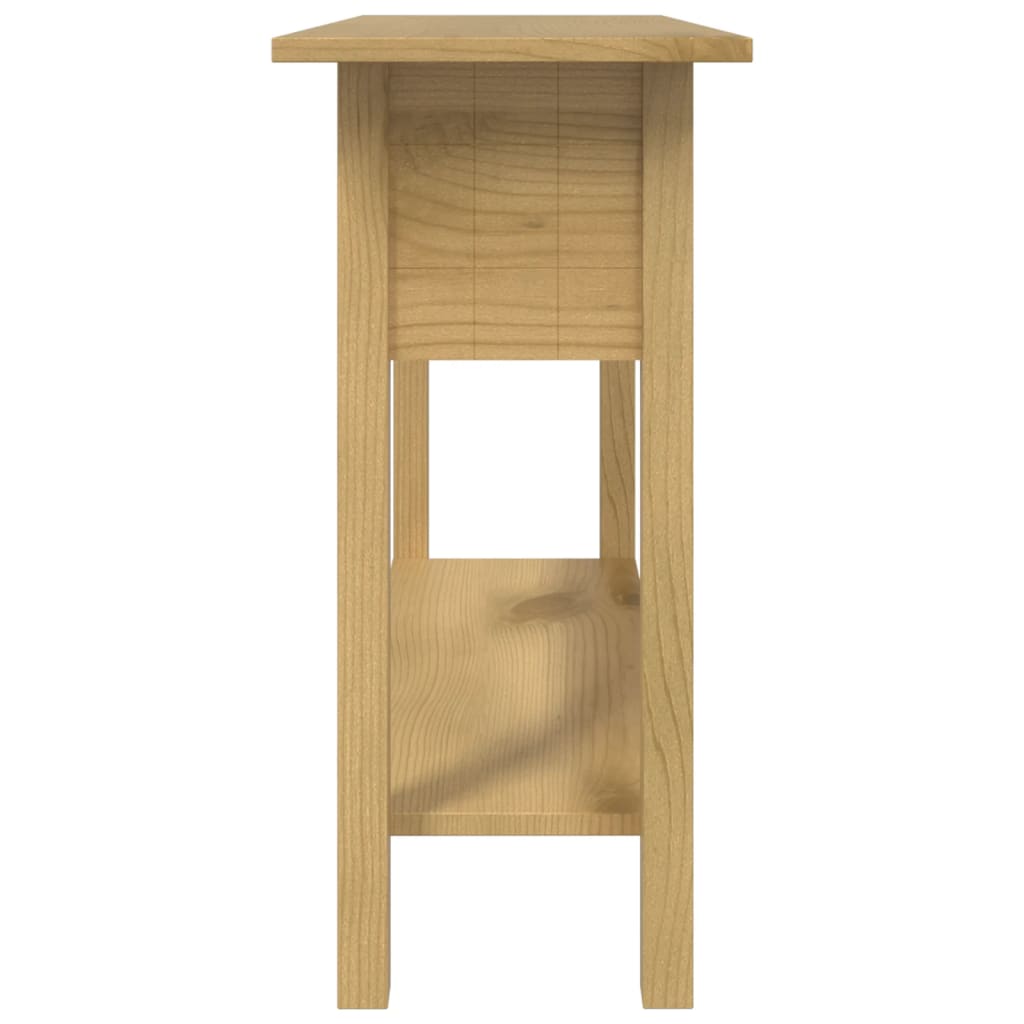 vidaXL Console Table Mexican Pine Wood Corona Style 93x34.5x73 cm