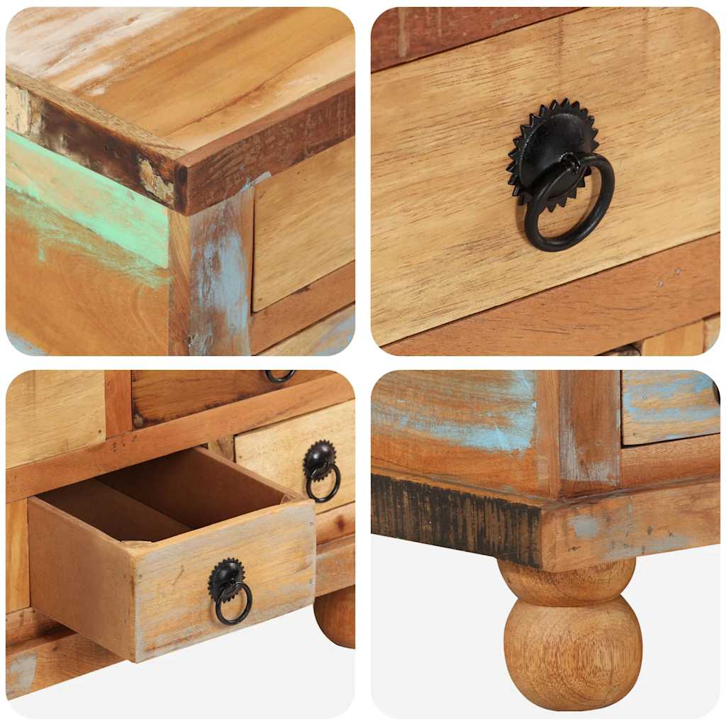 vidaXL Coffee Table 70x70x38 cm Recycled Wood
