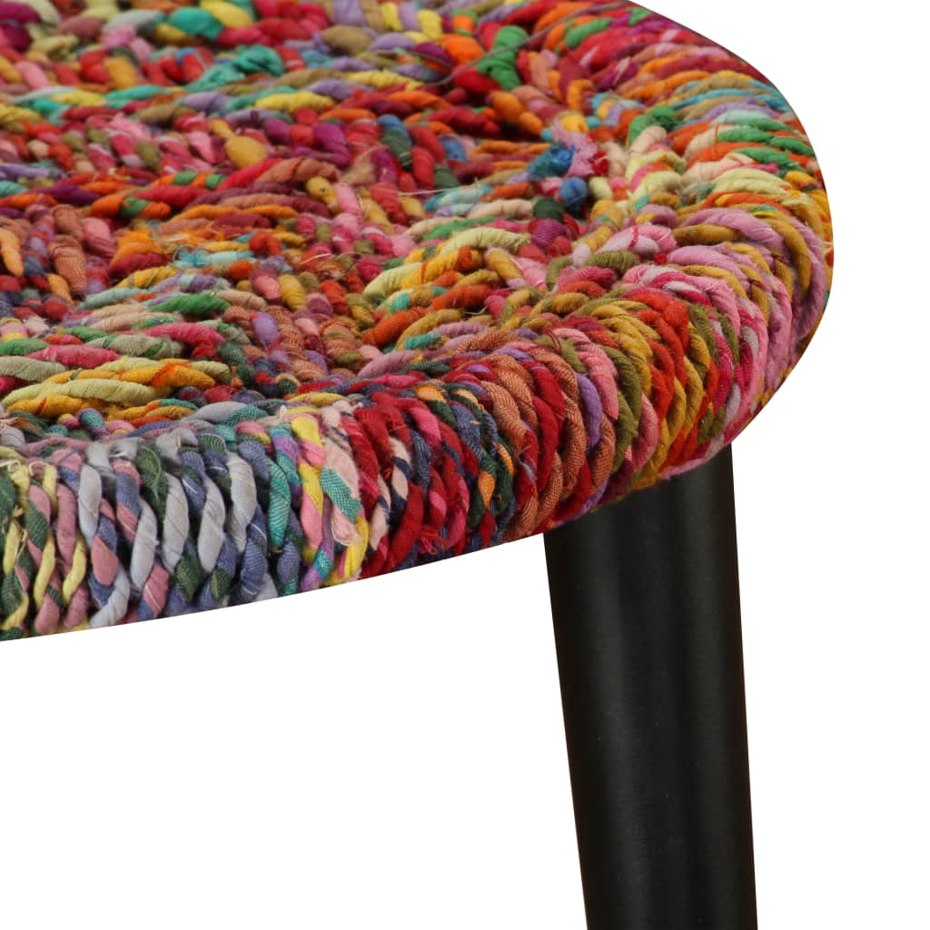 vidaXL Coffee Table Set Chindi Pattern Multicolour 2-piece