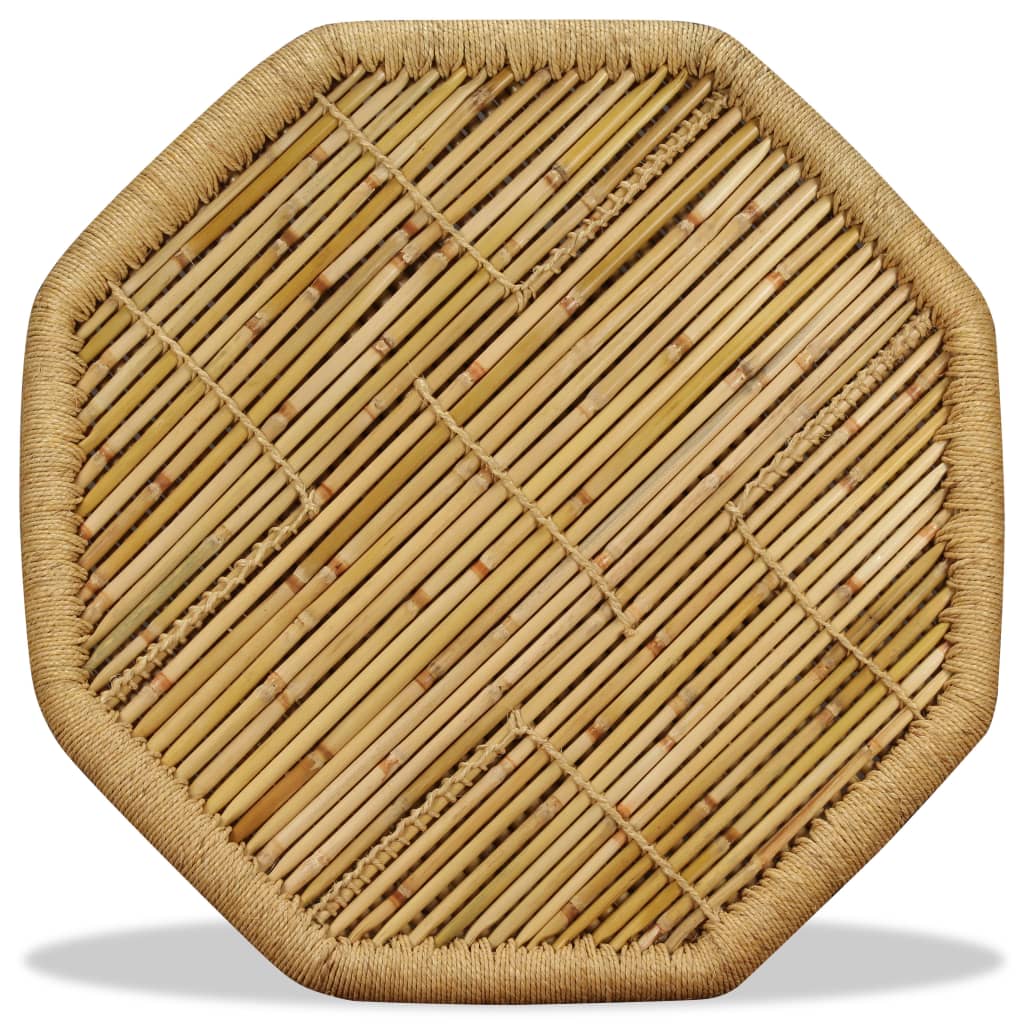 vidaXL Salontafel achthoekig 60x60x45 cm bamboe