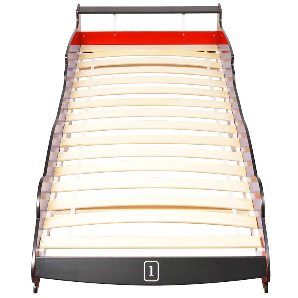 vidaXL Kids' Car Bed Red 90x200 cm