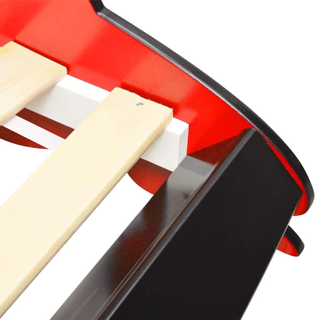 vidaXL Kids' Car Bed Red 90x200 cm