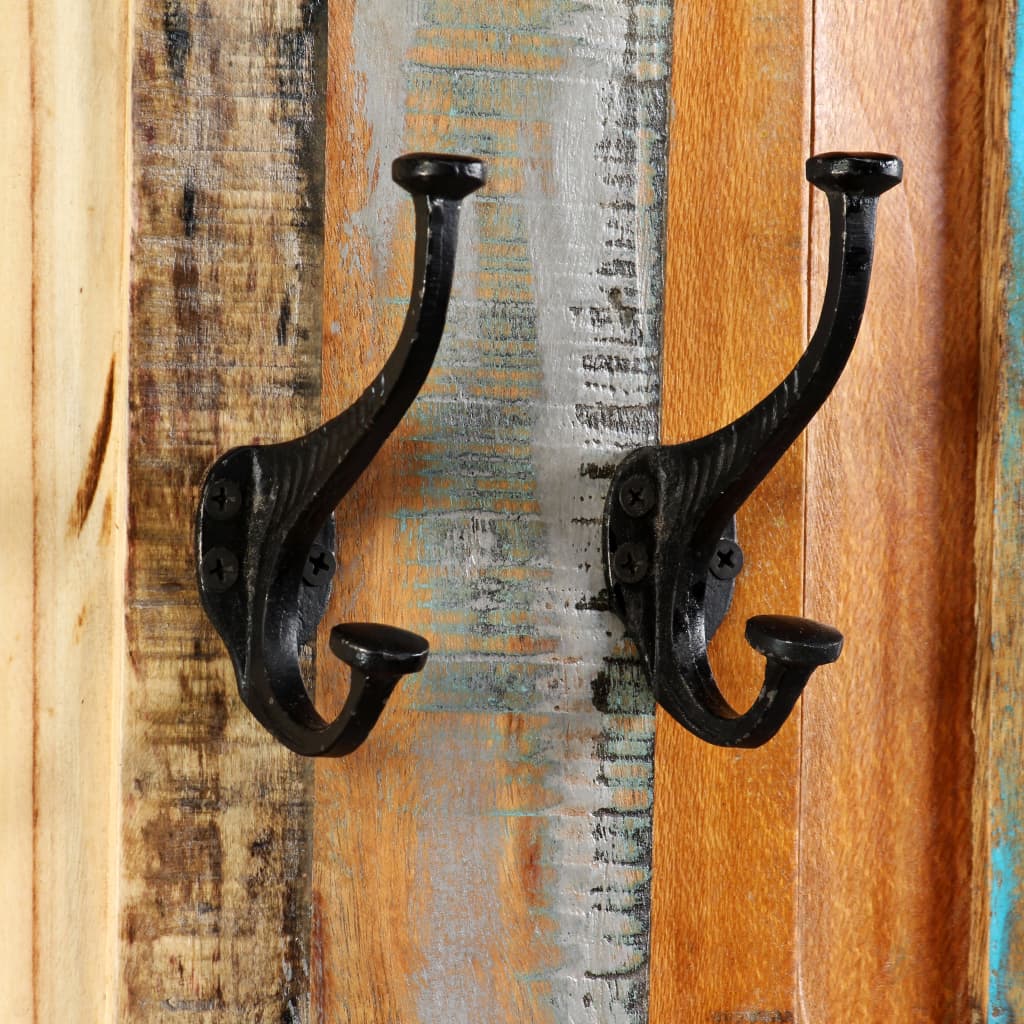vidaXL Coat Racks 2 pcs 38x100 cm solid reclaimed wood