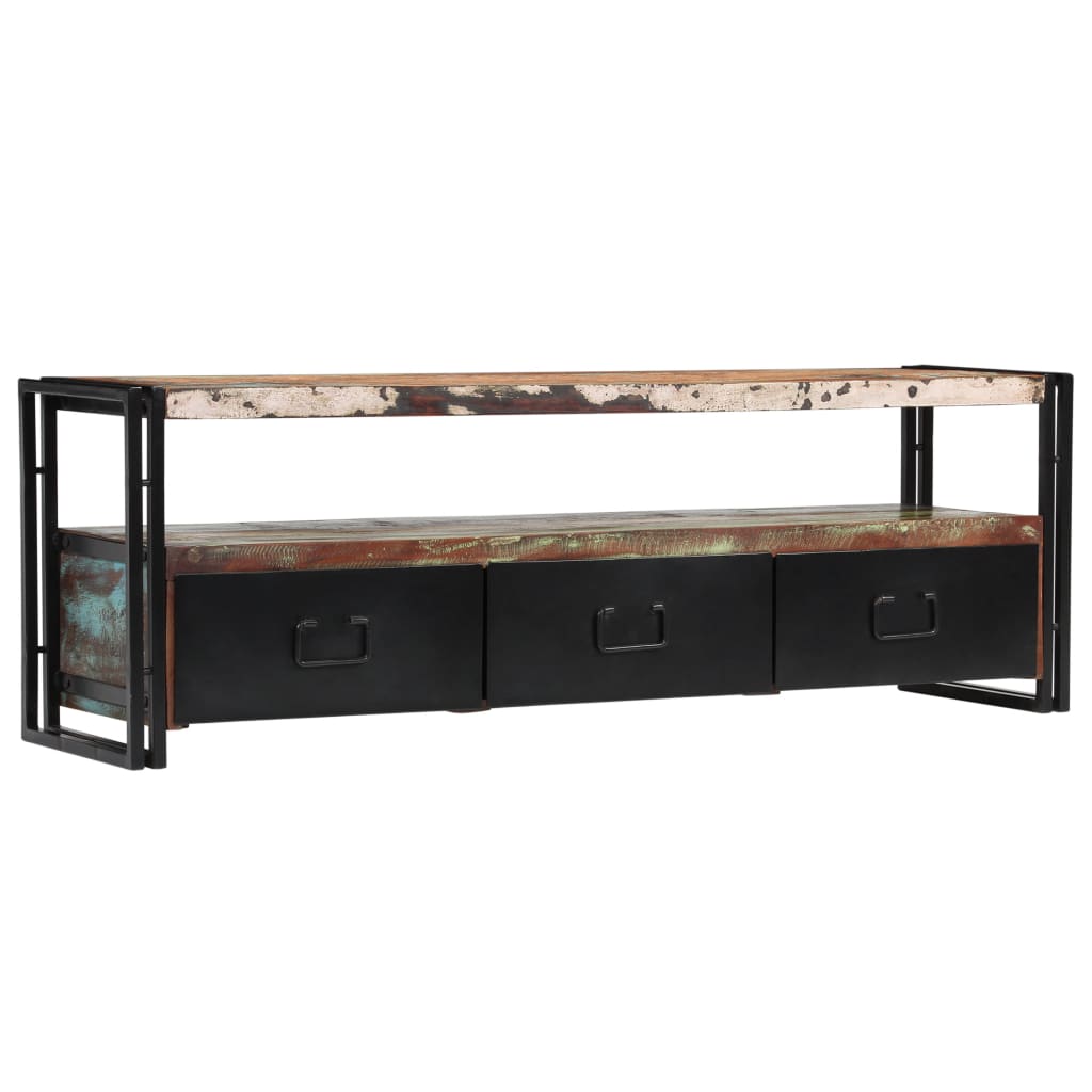 vidaXL TV cabinet 120x30x40 cm solid reclaimed wood