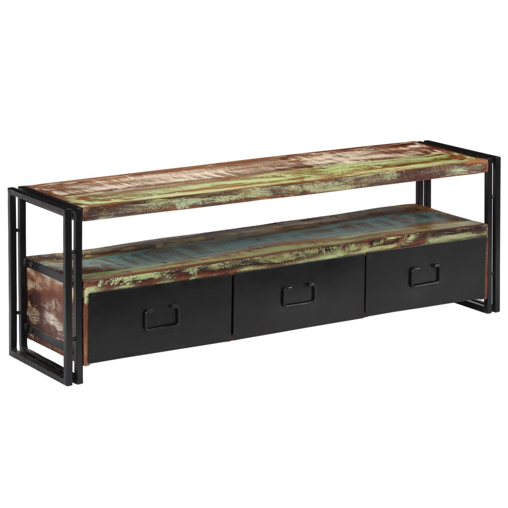 vidaXL TV cabinet 120x30x40 cm solid reclaimed wood
