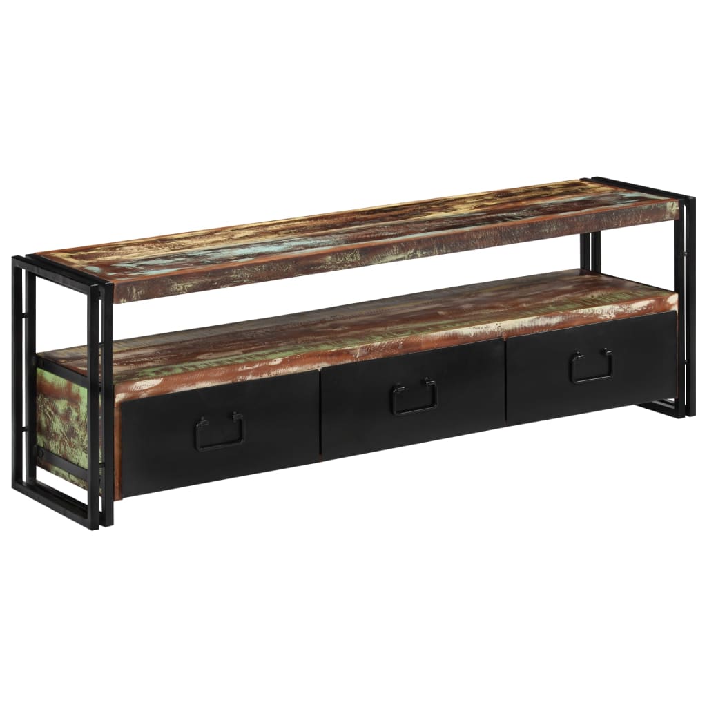 vidaXL TV cabinet 120x30x40 cm solid reclaimed wood