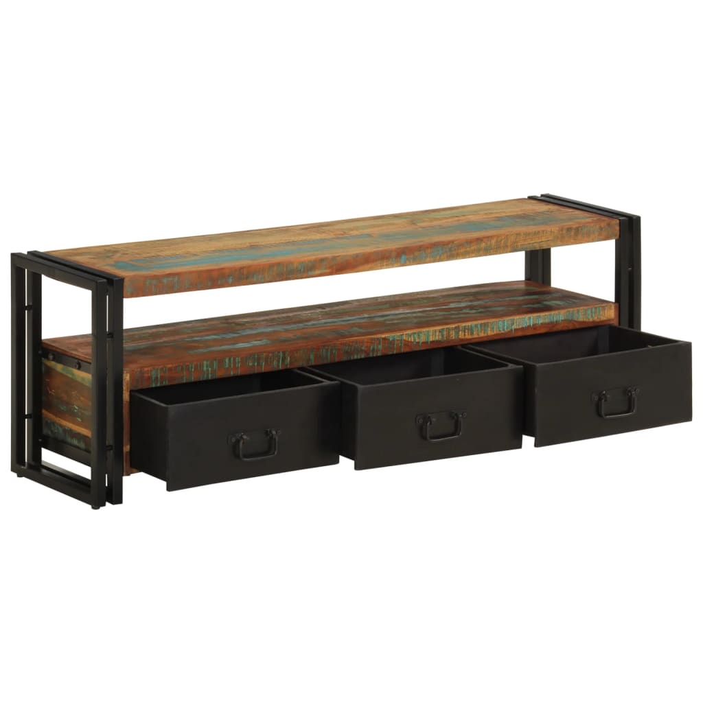 vidaXL TV cabinet 120x30x40 cm solid reclaimed wood