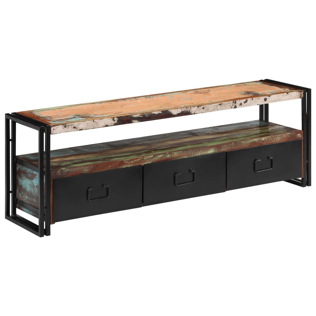 vidaXL TV cabinet 120x30x40 cm solid reclaimed wood