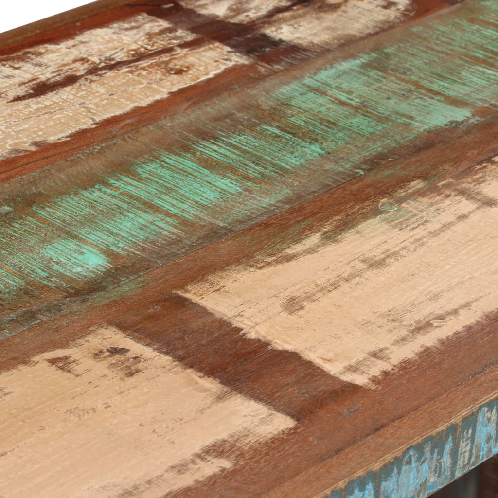 vidaXL Bureau 140x50x77 cm bois recyclé massif