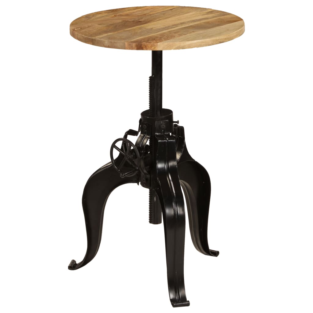 vidaXL Bar table 60x(76-110) cm solid mango wood