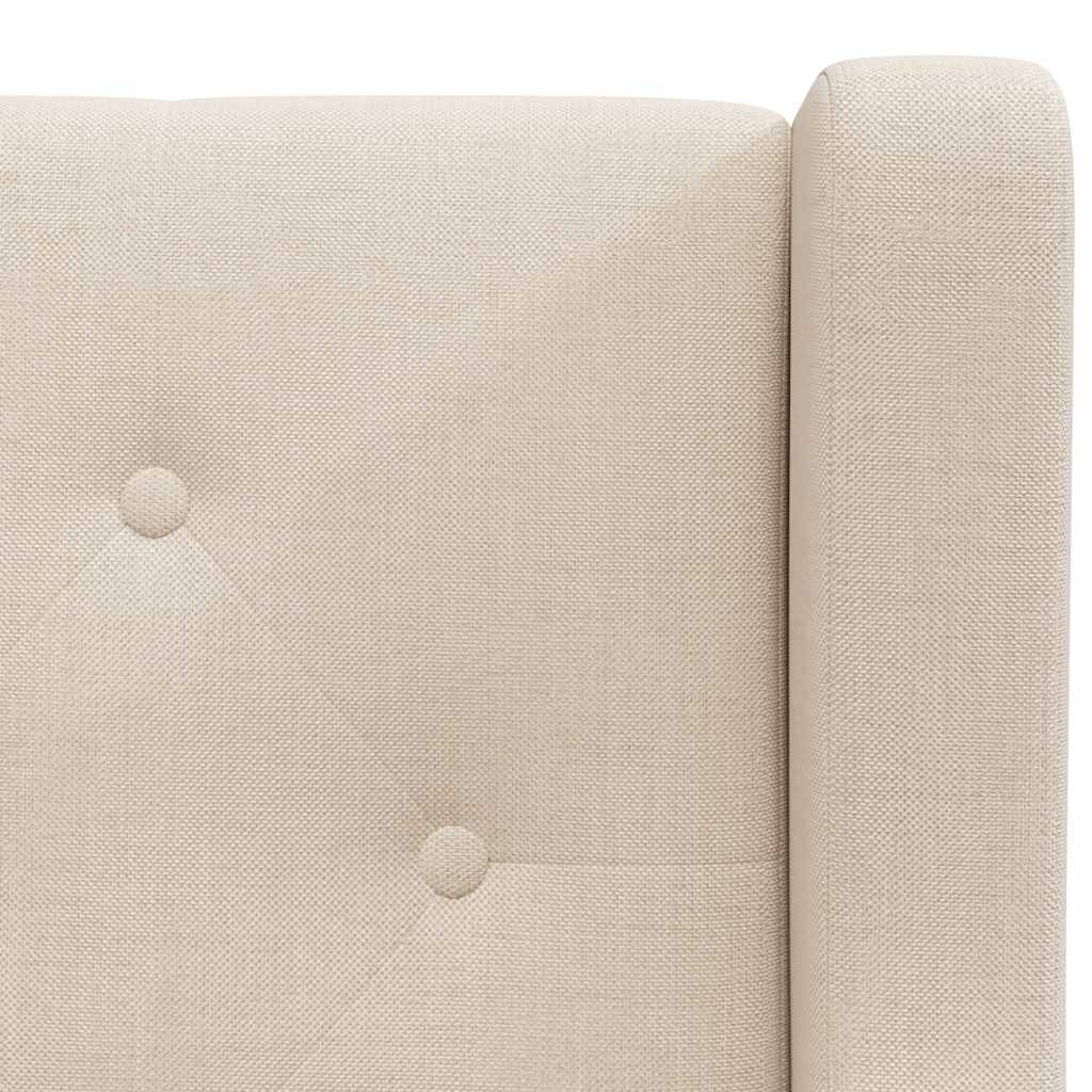 vidaXL Fabric Armchair Cream