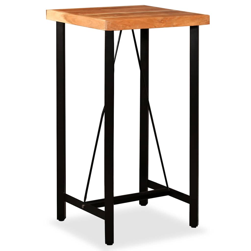 vidaXL Bar Table 60x60x107 cm Solid Acacia Wood