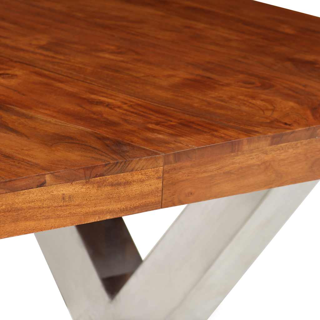 vidaXL Dining Table 180x90x76 cm Solid Wood