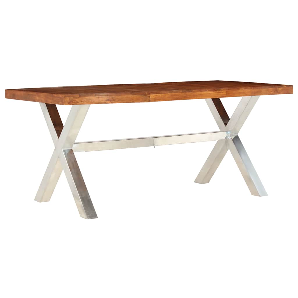 vidaXL Dining Table 180x90x76 cm Solid Wood