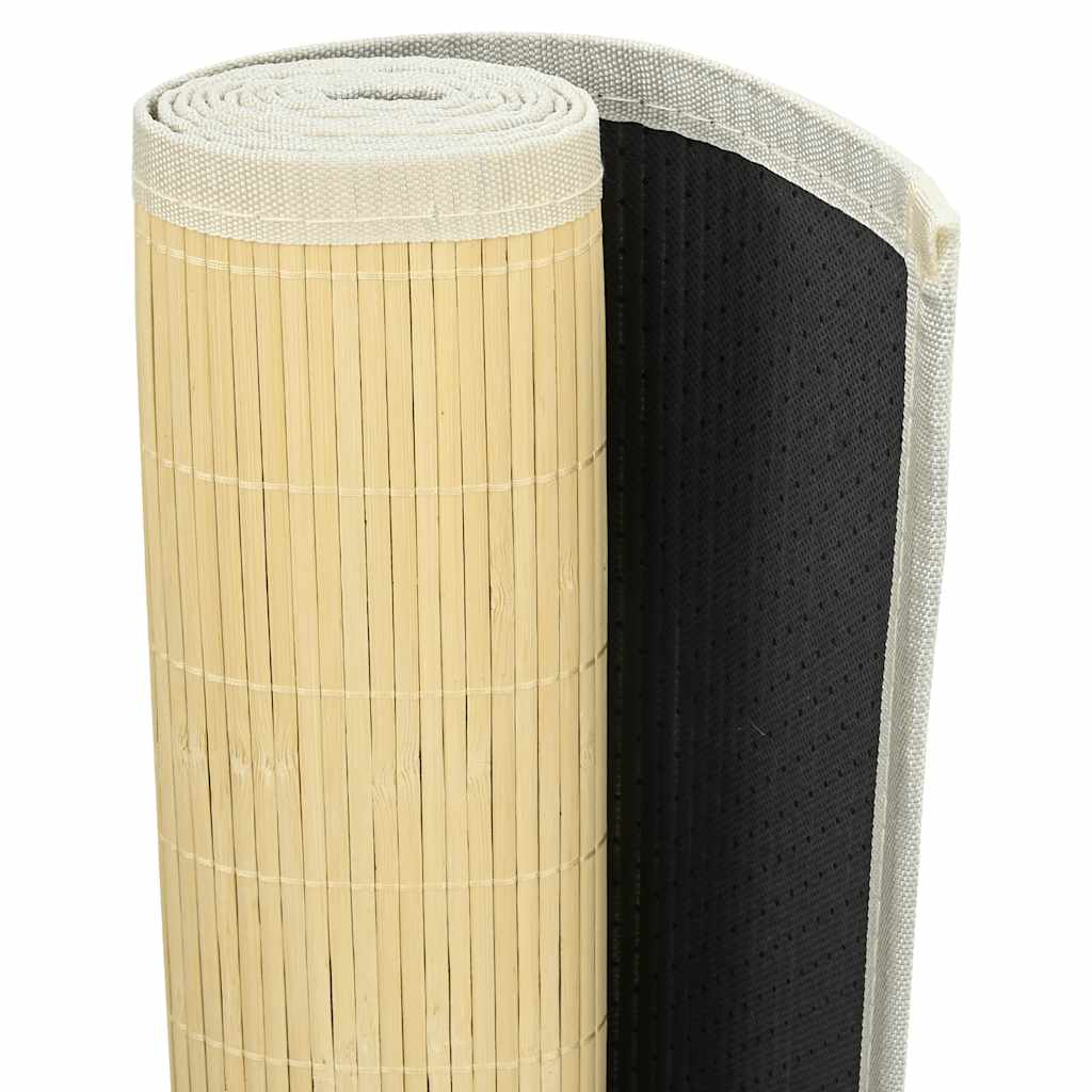 vidaXL Rug 100x160 cm bamboo natural