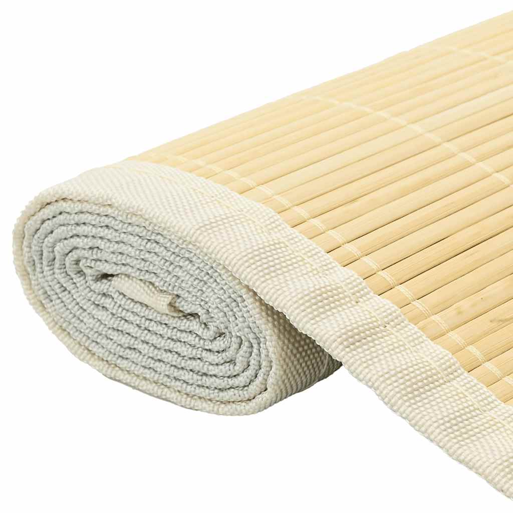 vidaXL Rug 100x160 cm bamboo natural