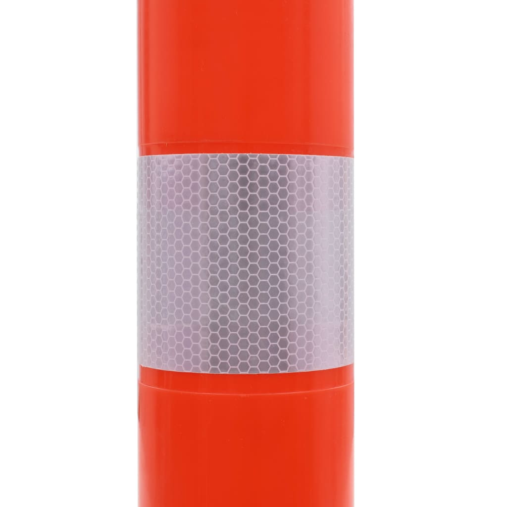 vidaXL Traffic Posts 75 cm Plastic 2 pcs