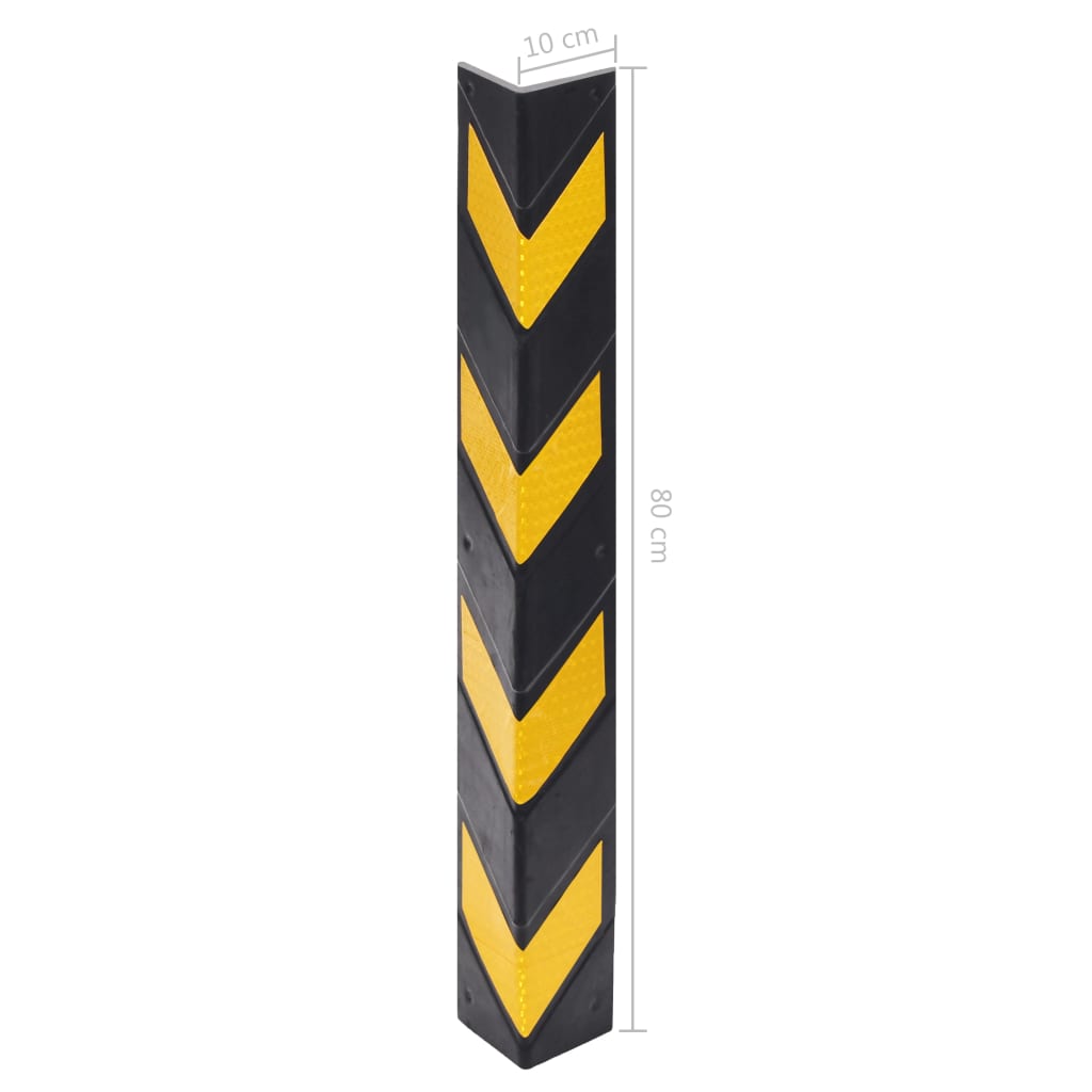 vidaXL Réflecteur de jardin 80 cm caoutchouc 5 pcs