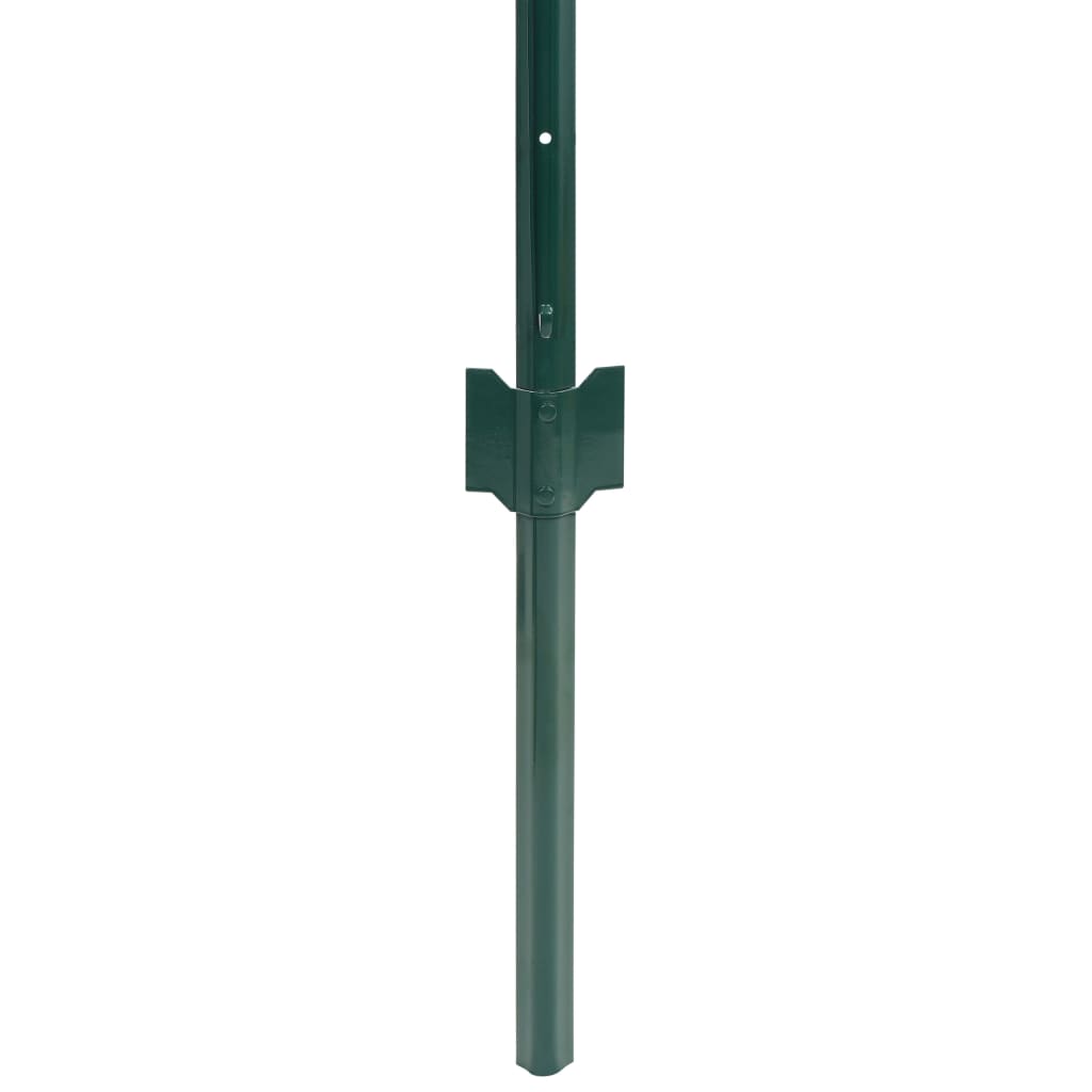 vidaXL Euro Fence 20x0.8 m Steel Green