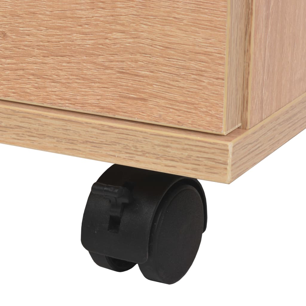vidaXL Drawer Cabinet 33x45x60 cm oak colour